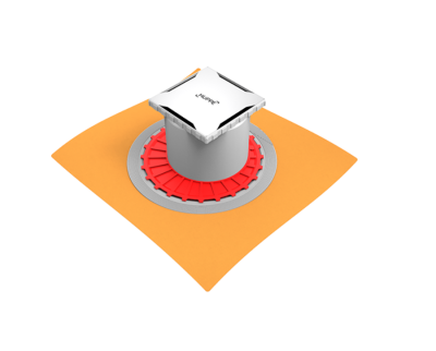 Hüppe Masters Yalıtımlı 10 x 10 cm Mat Siyah Yandan Çıkışlı - HÜPPE