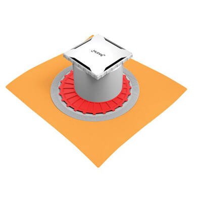 Hüppe Masters Yalıtımlı 10 x10 cm Mat Siyah Alttan - HÜPPE (2)