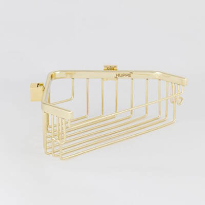 Hüppe Tekli Deluxe Köşe Şampuanlık Altın Renk - HÜPPE