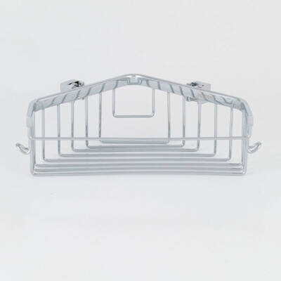 Hüppe Tekli Deluxe Köşe Şampuanlık Parlak Gümüş - HÜPPE (1)