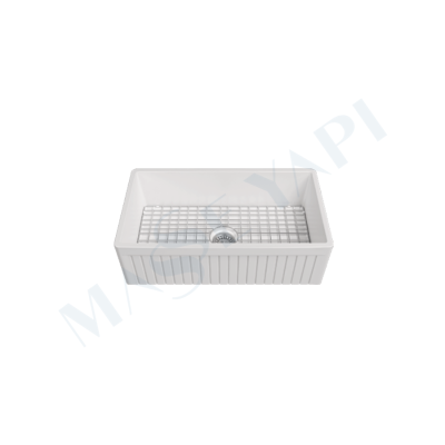 İSVEA Ledro Tek Hazneli Eviye, 84 cm - İSVEA