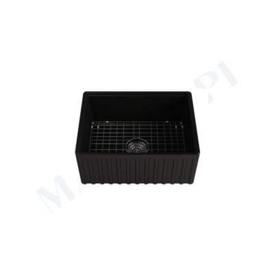 İSVEA Ravenna Tek Hazneli Eviye, 61 cm, Siyah - İSVEA