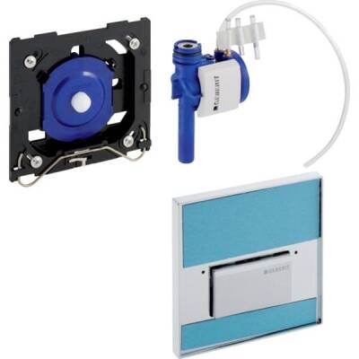 Pnömatik deşarj tetiklemeli Geberit pisuvar deşarj kontrolü, kumanda kapağı Tip 50, kişiye özel: Müşteriye özel - GEBERİT