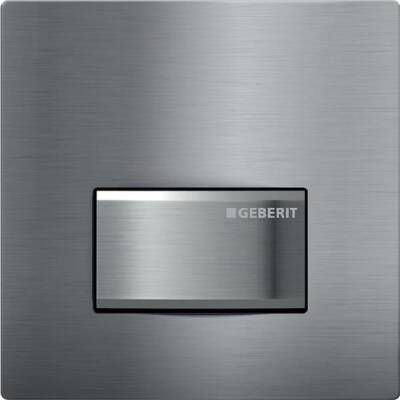 Pnömatik deşarj tetiklemeli Geberit pisuvar deşarj kontrolü, kumanda kapağı Tip 50: Krom kaplı, fırçalanmış - GEBERİT
