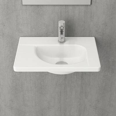 Bocchi Taormina Arch Lavabo, 45 cm, Parlak Beyaz 1015-001-0126 - BOCCHI (1)