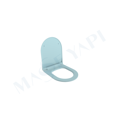 V-Tondo Rimless Asma Klozet - Mat Buz Mavi Set (Kapak Dahil ) - BOCCHI (1)