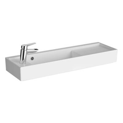 VitrA ArchiPlan Soltan Armatürlü Dar Lavabo 90 cm, Beyaz - VİTRA