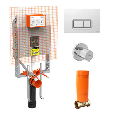 VitrA Asma Klozetler İçin Gömme Rezervuar Seti 800-1868 - VİTRA