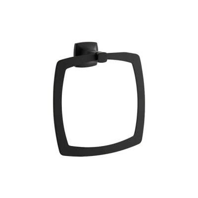 VitrA Base 400 Halka Havluluk, Siyah - VİTRA