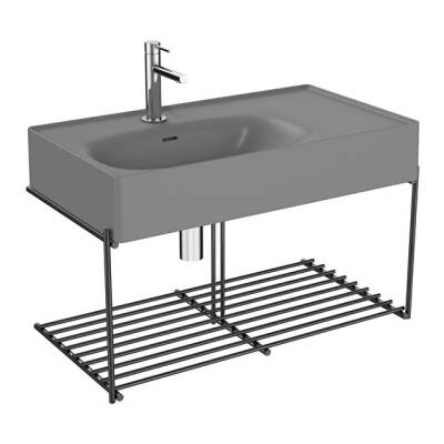 VitrA Equal 80 cm Raflı Lavabo Alt Dolabı - VİTRA