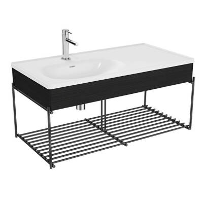 VitrA Equal Lavabo Ünitesi, 100 cm, Raflı - VİTRA