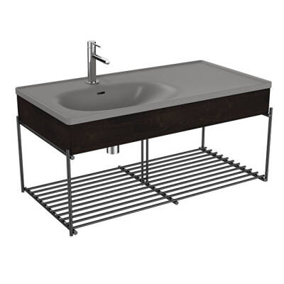 VitrA Equal Lavabo Ünitesi, 100 cm Raflı - VİTRA