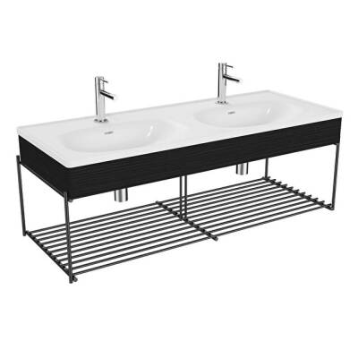 VitrA Equal Lavabo Ünitesi, 130 cm Raflı - VİTRA