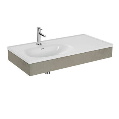 VitrA Equal Lavabo Ünitesi Beton 100 cm - VİTRA