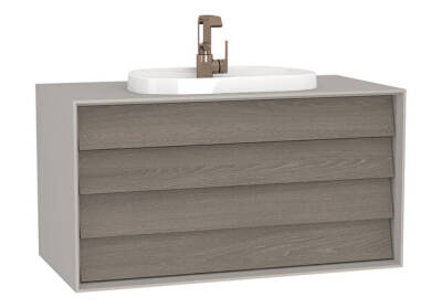 VitrA Frame 100 cm Çift Çekmeceli Lavabo Alt Dolabı - VİTRA