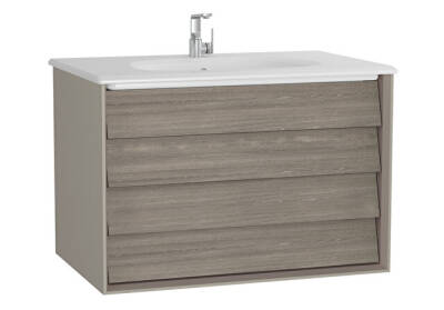 VitrA Frame 80 cm Çift Çekmeceli Lavabo Alt Dolabı - VİTRA