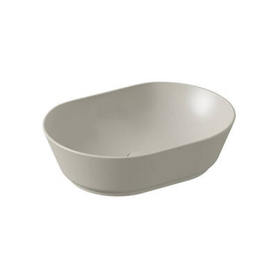 VitrA Geo Oval Çanak Lavabo Mat Bej, 55 cm - VİTRA