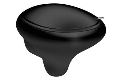 VitrA İstanbul Siyah Rim-ex Kanalsız Asma Klozet 52 cm - VİTRA