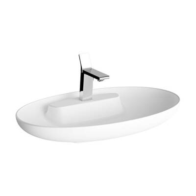 VitrA Memoria Mat Beyaz Oval Lavabo 75 cm - VİTRA