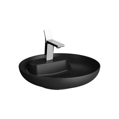 VitrA Memoria Mat Siyah Yuvarlak Lavabo 50 cm - VİTRA