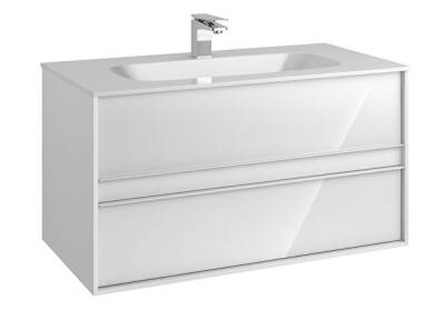 VitrA Metropole 100 cm Lavabo Alt Dolabı Parlak Beyaz - VİTRA