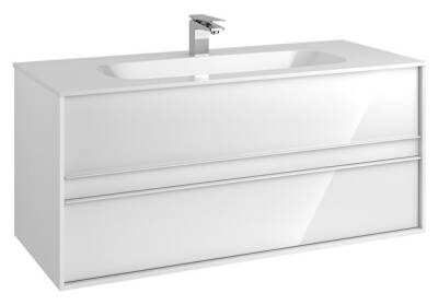 VitrA Metropole 120 cm Lavabo Alt Dolabı Parlak Beyaz - VİTRA