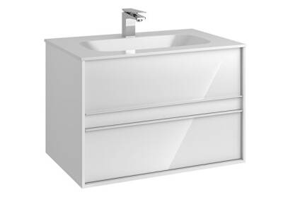 VitrA Metropole 80 cm Lavabo Alt Dolabı Parlak Beyaz - VİTRA