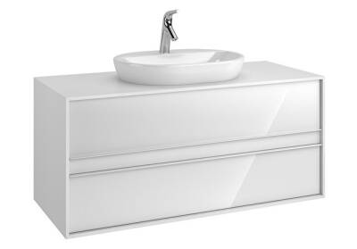 VitrA Metropole Lavabo Dolabı, 120 cm, Parlak Beyaz - VİTRA