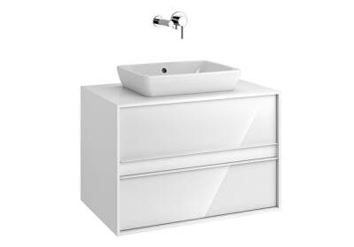 VitrA Metropole Lavabo Dolabı, 80 cm, Parlak Beyaz - VİTRA
