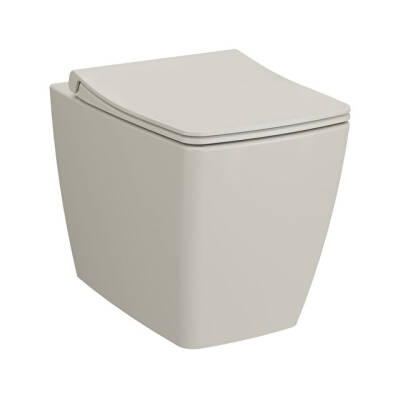 VitrA Metropole Rim-ex Mat Bej Kanalsız DTD Yerden Tek Klozet - VİTRA