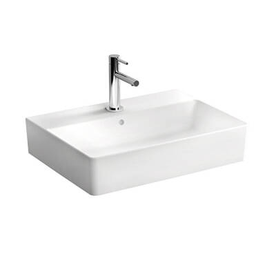 VitrA Nuo Dikdörtgen Beyaz Lavabo, 60 cm - VİTRA