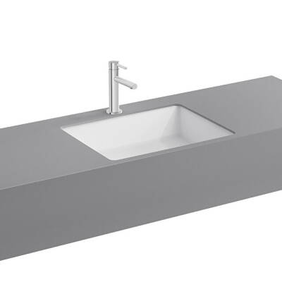 VitrA Nuo Dikdörtgen Tezgah Altı Lavabo 50 cm - VİTRA