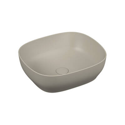 VitrA Outline 48 cm Mat Bej Kare Lavabo - VİTRA