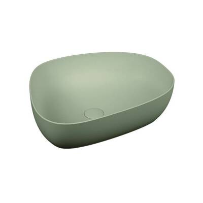 VitrA Outline 56 cm Mat Bej Asimetrik Lavabo - VİTRA
