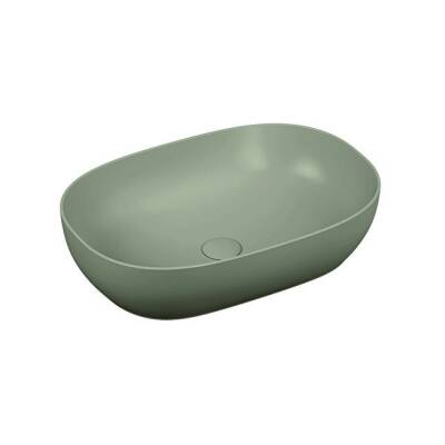 VitrA Outline 59 cm Mat Bej Oval Lavabo - VİTRA
