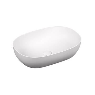 VitrA Outline 59 cm Mat Beyaz Oval Lavabo - VİTRA
