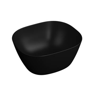 VitrA Plural Mat Siyah 45 cm Kare Yüksek Çanak Lavabo - VİTRA