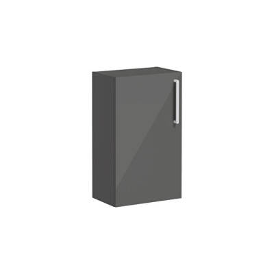 VitrA Root 40 cm Dar Parlak Antrasit Sol Alt Ünite - VİTRA