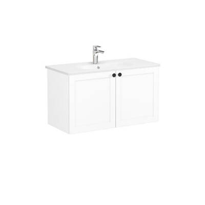 VitrA Root Classic Lavabo Dolabı, 100 cm, Mat Beyaz - VİTRA
