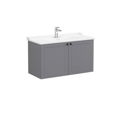 VitrA Root Classic Lavabo Dolabı, 100 cm, Mat Gri - VİTRA