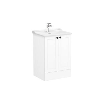 VitrA Root Classic, Lavabo Dolabı, 60 cm, Kapaklı/Yerden - VİTRA