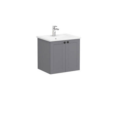 VitrA Root Classic Lavabo Dolabı, 60 cm, Mat Gri - VİTRA