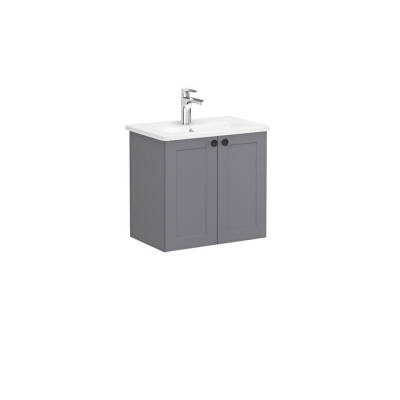 VitrA Root Classic Lavabo Dolabı, 60 cm, Mat Gri - VİTRA