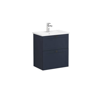 VitrA Root Classic Lavabo Dolabı, 60 cm, Mat Lacivert - VİTRA