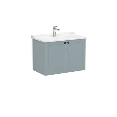 VitrA Root Classic Lavabo Dolabı, 80 cm, Mat Fiyord Yeşili - VİTRA