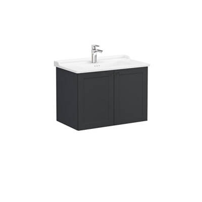 VitrA Root Classic Lavabo Dolabı, 80 cm, Mat Grafit - VİTRA