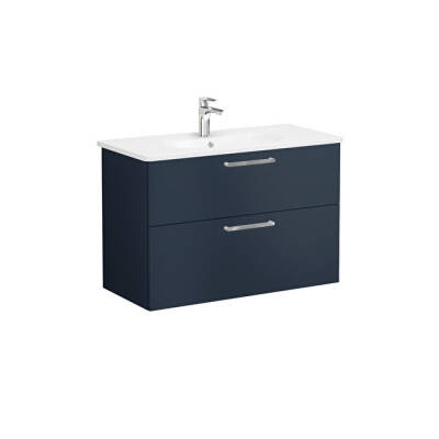 VitrA Root Flat 100 cm Mat Lacivert Lavabo Alt Dolabı - VİTRA