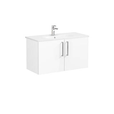 VitrA Root Flat 100 cm Parlak Beyaz Lavabo Alt Dolabı - VİTRA