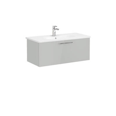 VitrA Root Flat 100 cm Parlak İnci Grisi Lavabo Alt Dolabı - VİTRA