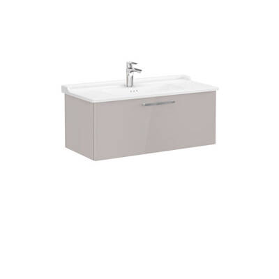 VitrA Root Flat 100 cm Parlak Sahra Beji Lavabo Alt Dolabı - VİTRA